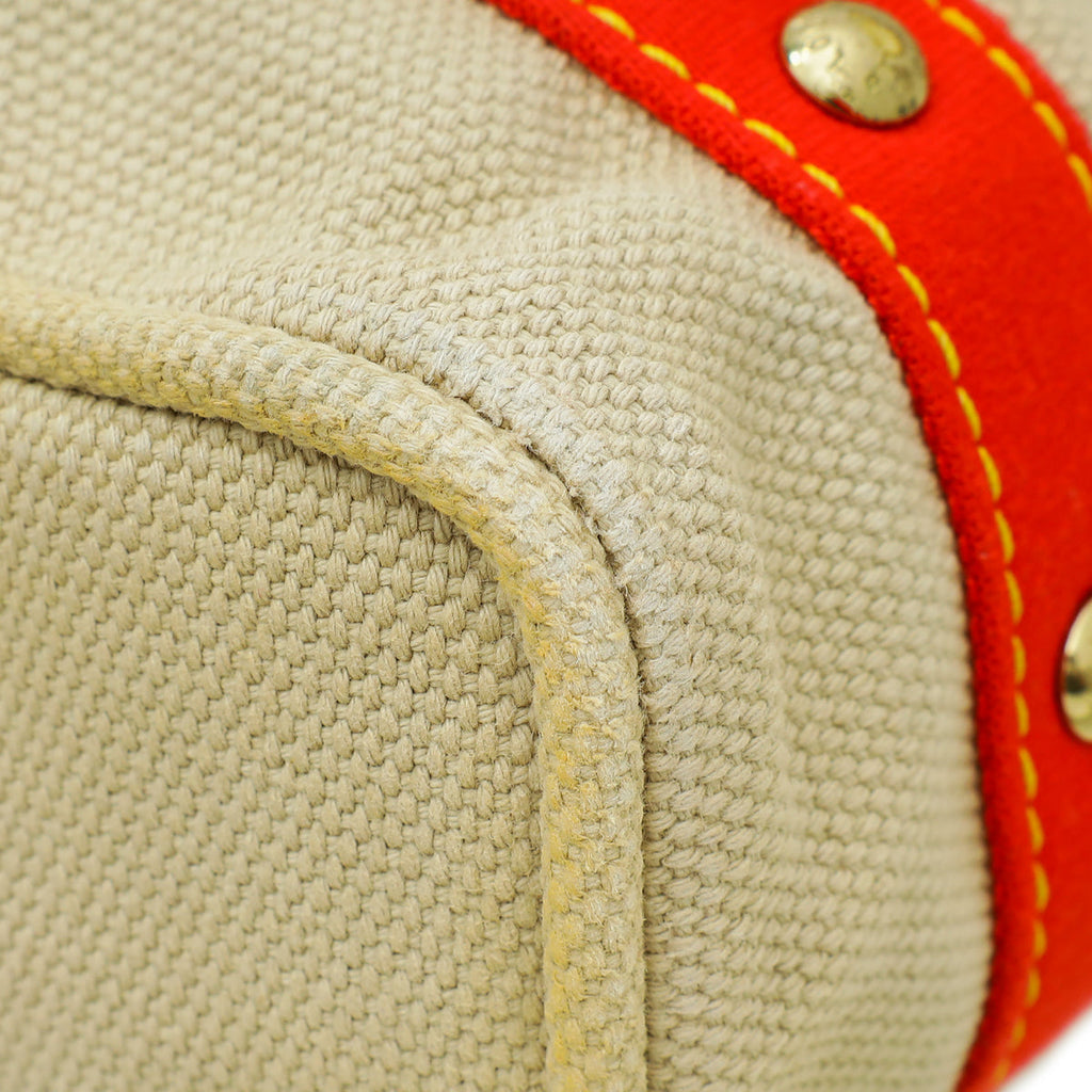 Louis Vuitton Bicolor L.E Toil Antigua Cabas MM Bag