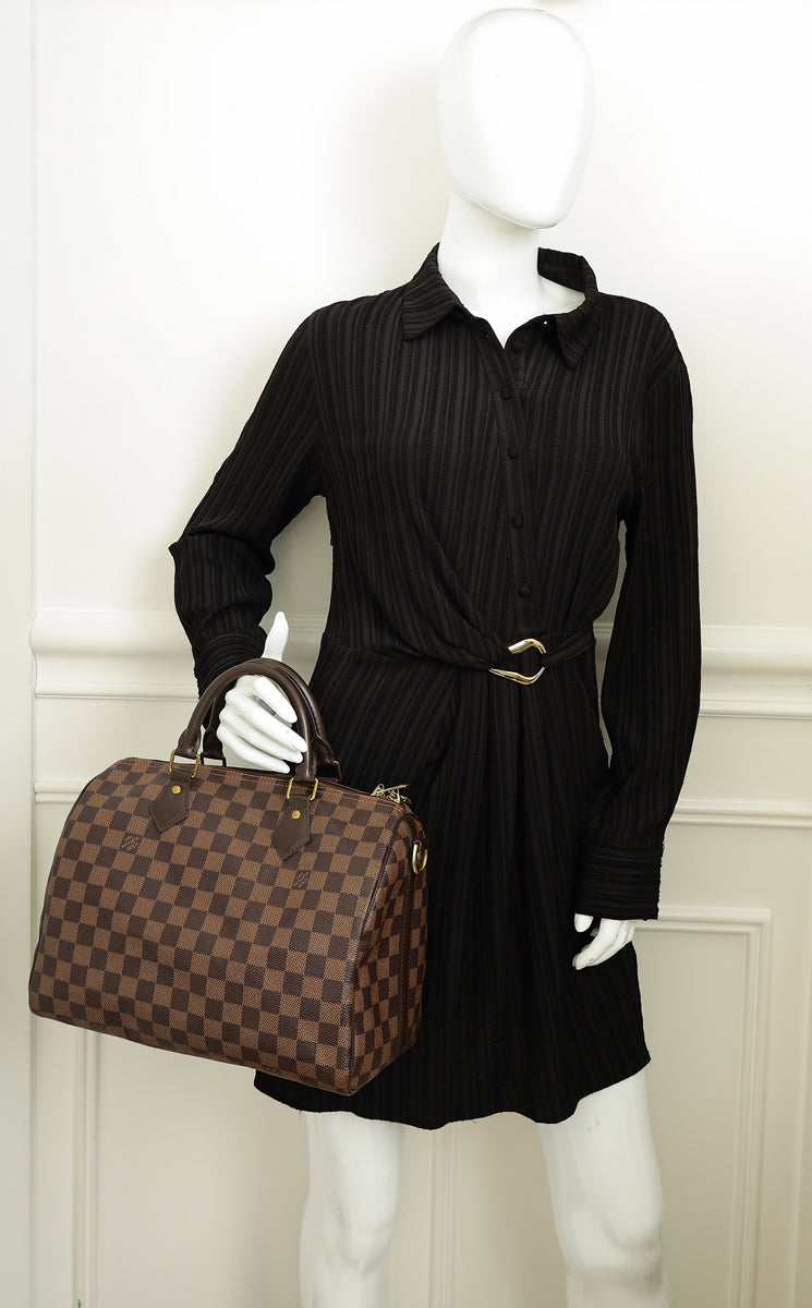 Louis Vuitton Damier Speedy Bandouliere 30 Bag