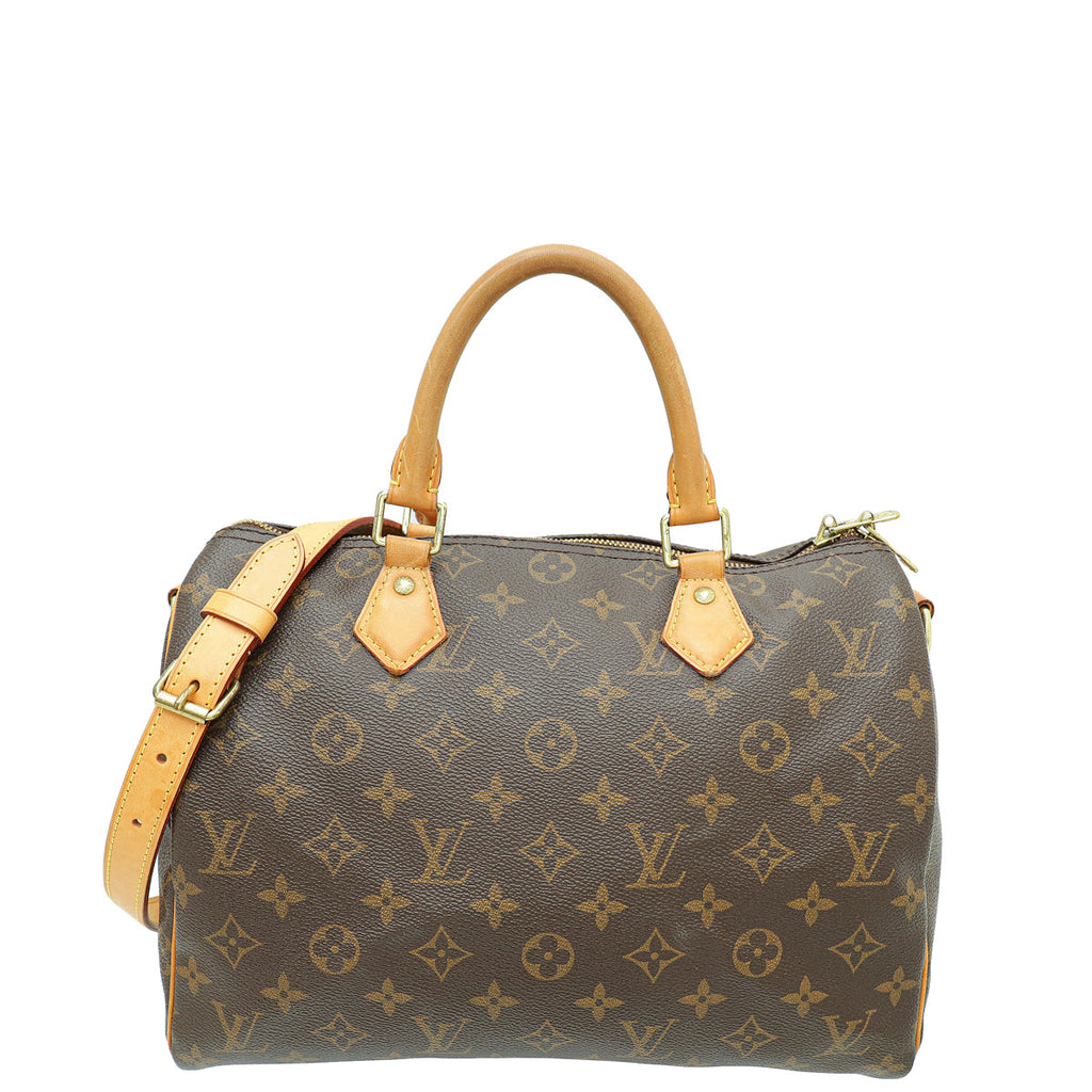 Louis Vuitton Monogram Speedy 30 Bandouliere Bag
