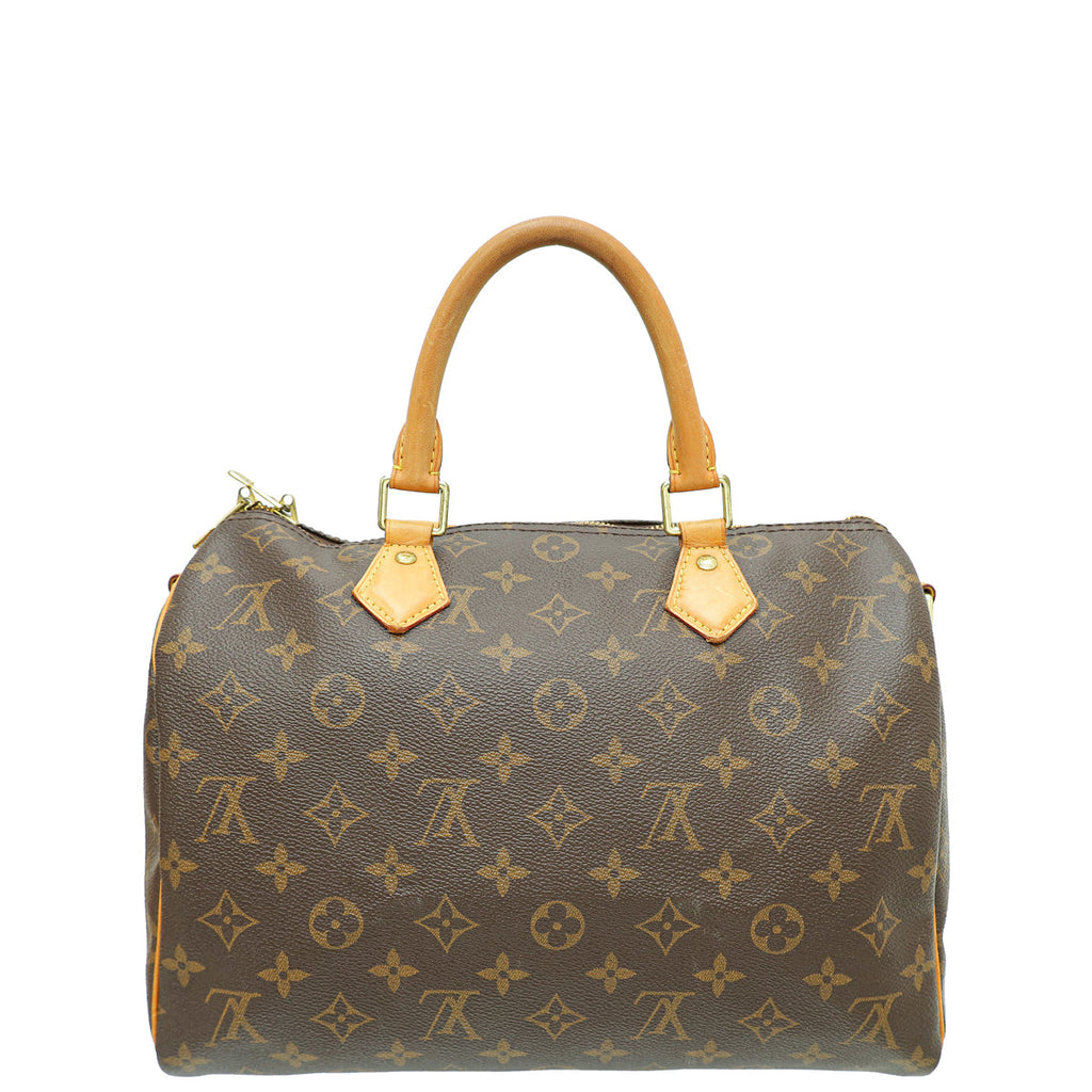 Louis Vuitton Monogram Speedy 30 Bandouliere Bag
