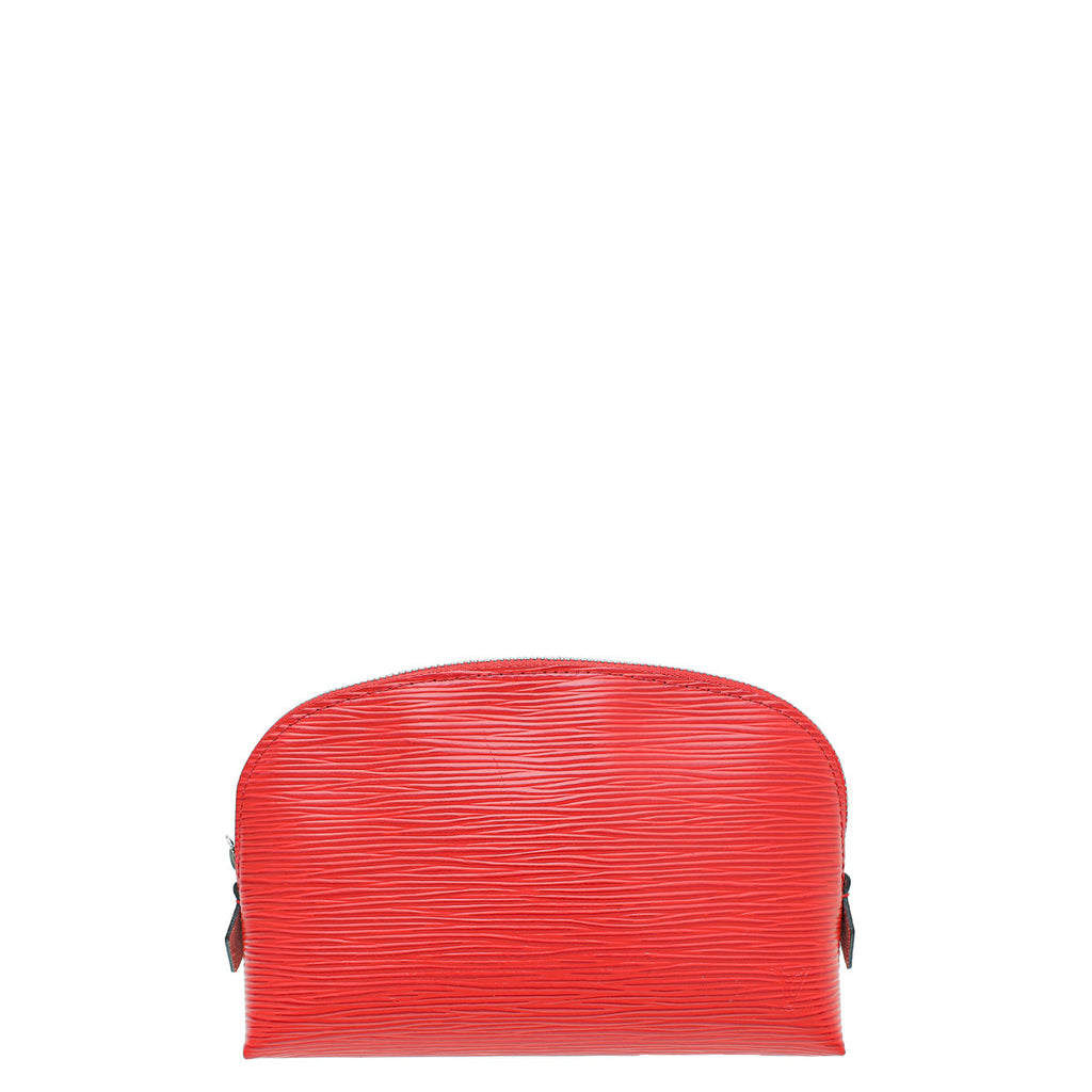 Louis Vuitton Red PM Cosmetic Pouch