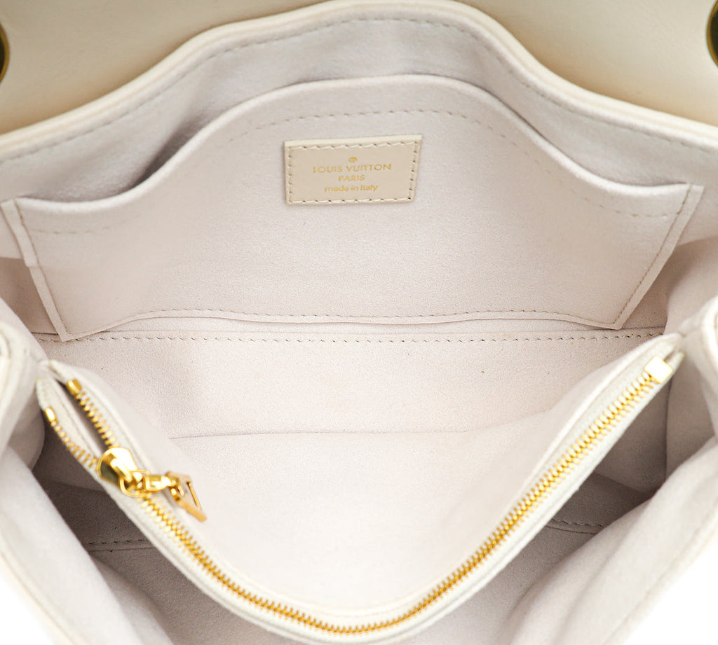Louis Vuitton Ivory New Wave Flap Chain MM Bag