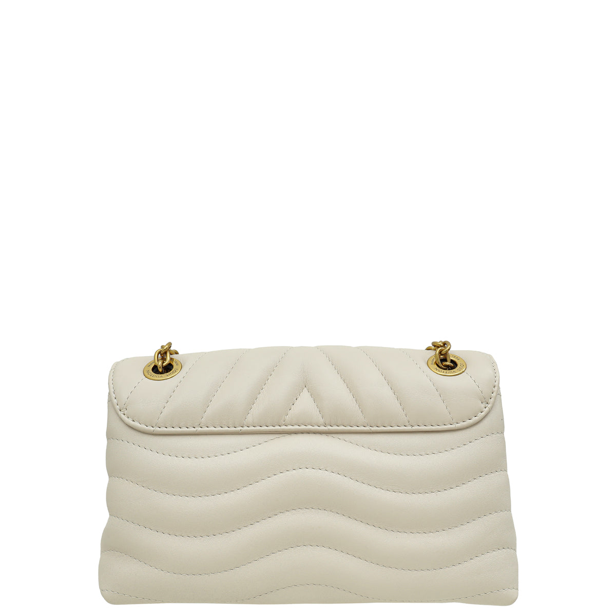 Louis Vuitton Ivory New Wave Flap Chain MM Bag