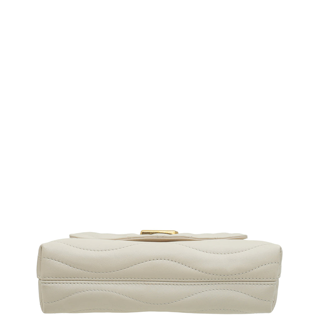 Louis Vuitton Ivory New Wave Flap Chain MM Bag