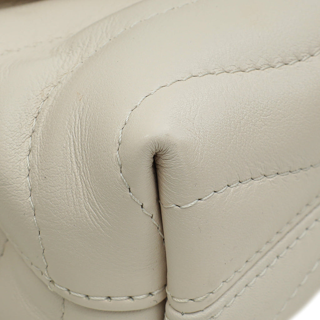 Louis Vuitton Ivory New Wave Flap Chain MM Bag