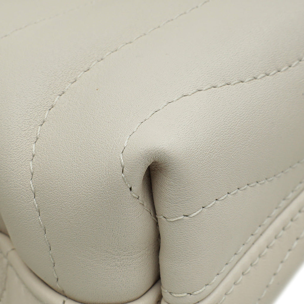 Louis Vuitton Ivory New Wave Flap Chain MM Bag
