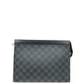 Louis Vuitton Damier Black Pochette Voyage MM Clutch