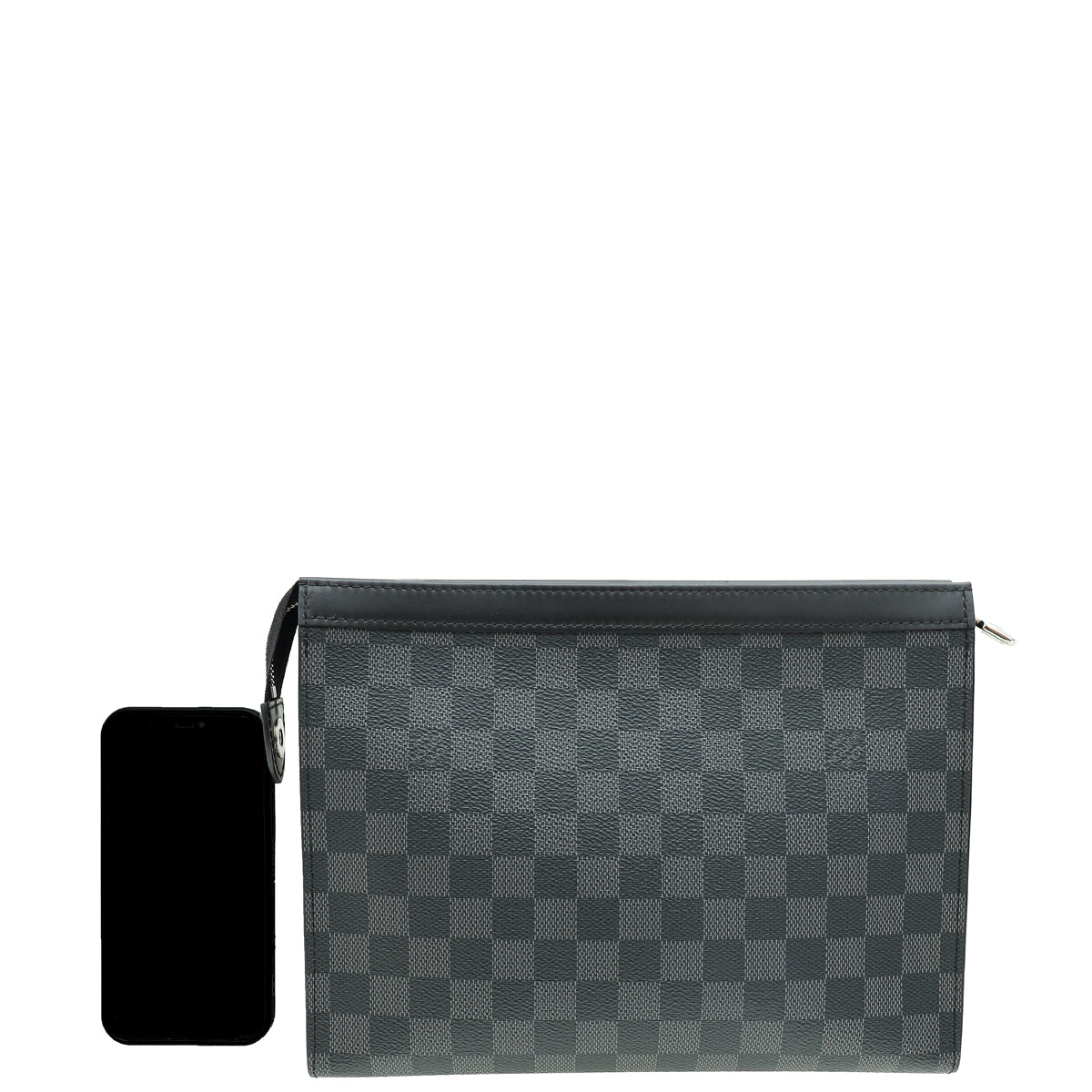 Louis Vuitton Damier Black Pochette Voyage MM Clutch