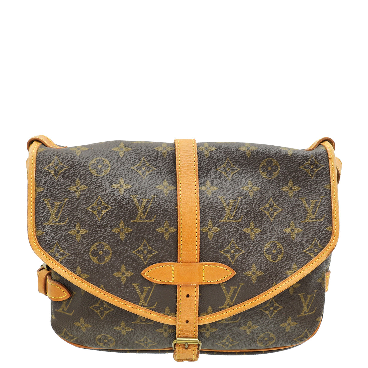 Louis Vuitton Ebene Monogram Saumur PM Bag