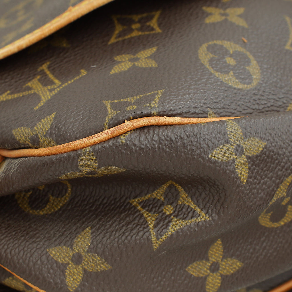 Louis Vuitton Ebene Monogram Saumur PM Bag