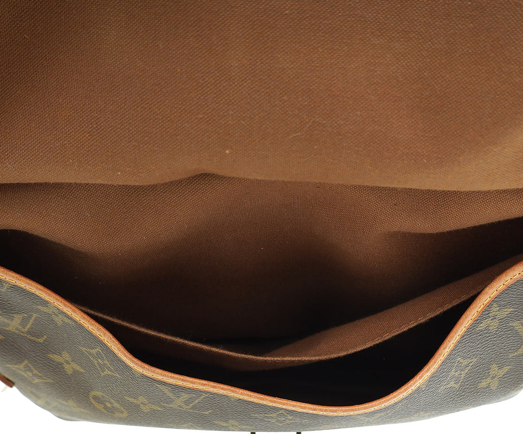 Louis Vuitton Ebene Monogram Saumur PM Bag