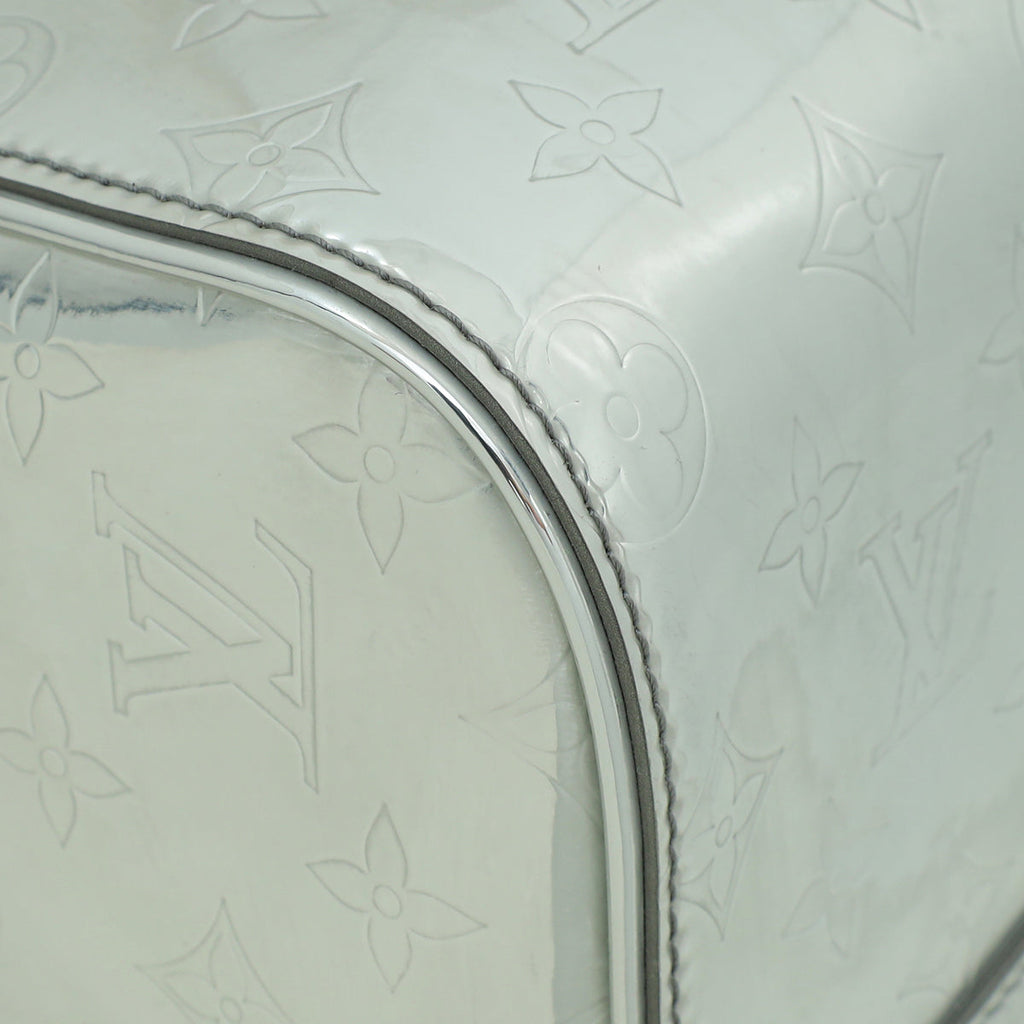 Louis Vuitton Monogram Mirror Silver Keepall Mirror 50 Bandouliere Bag