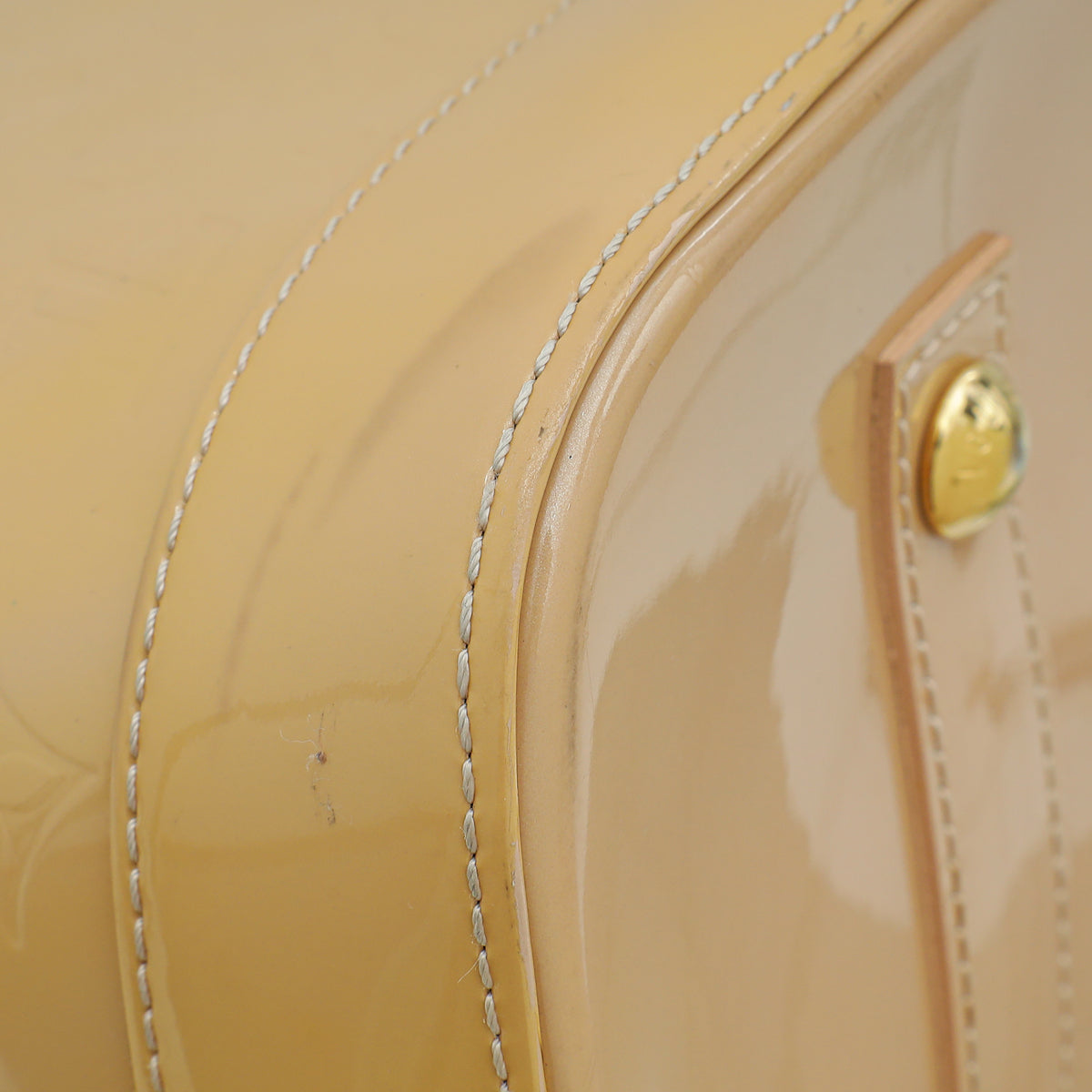 Louis Vuitton Beige Monogram Vernis Alma GM Bag