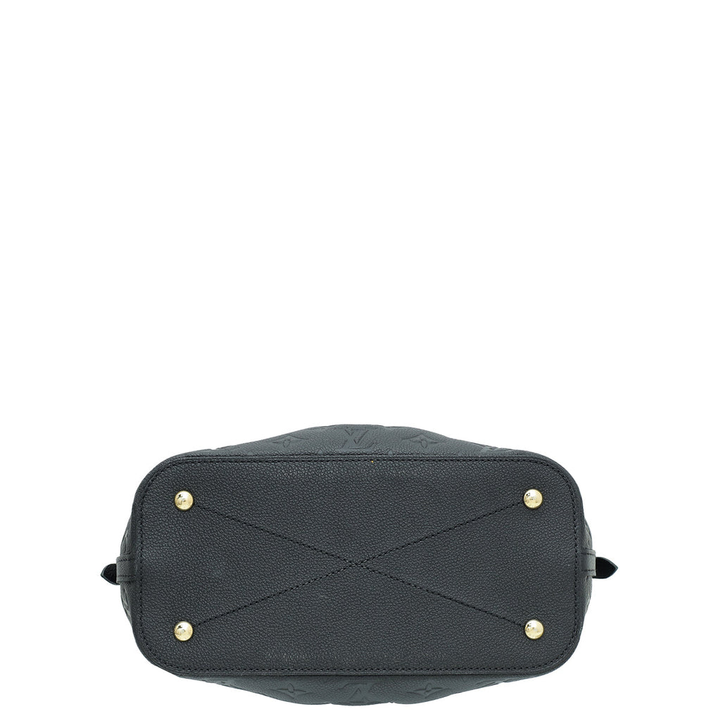 Louis Vuitton Black Monogram Empreinte Mazarine PM Bag