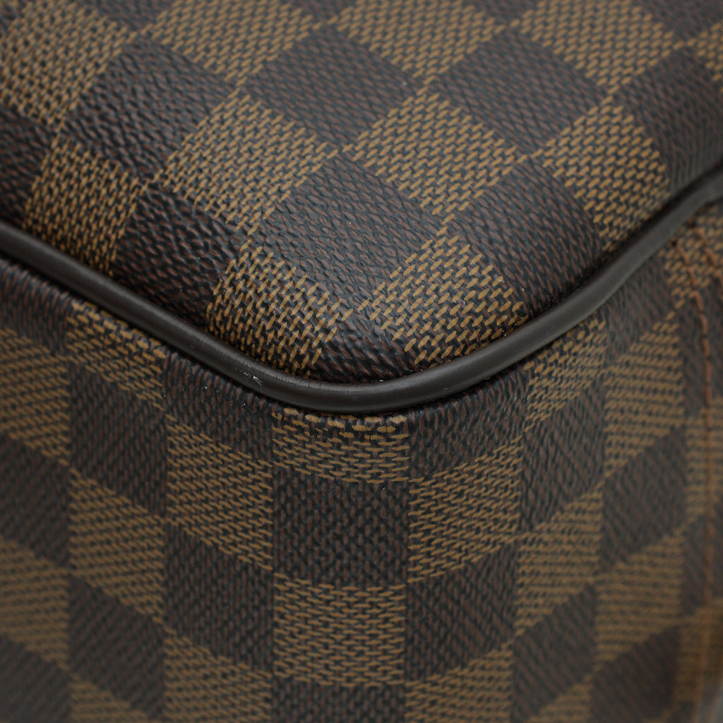 Louis Vuitton Damier Ebene Deauville Vanity Bag