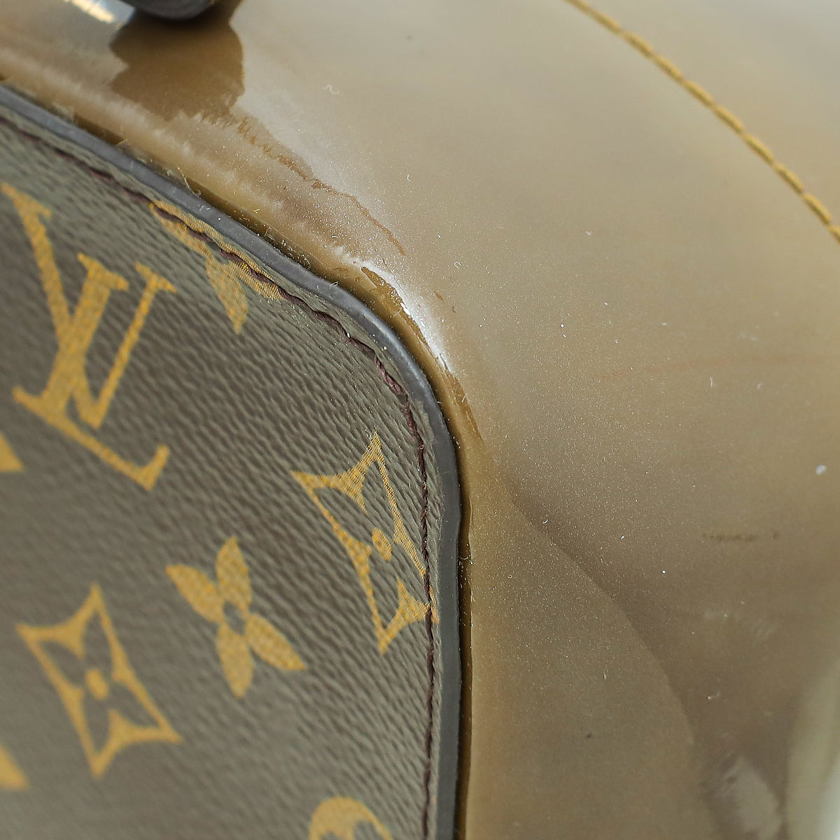 Louis Vuitton Monogram Vert Olive Vernis Hot Springs Backpack Bag