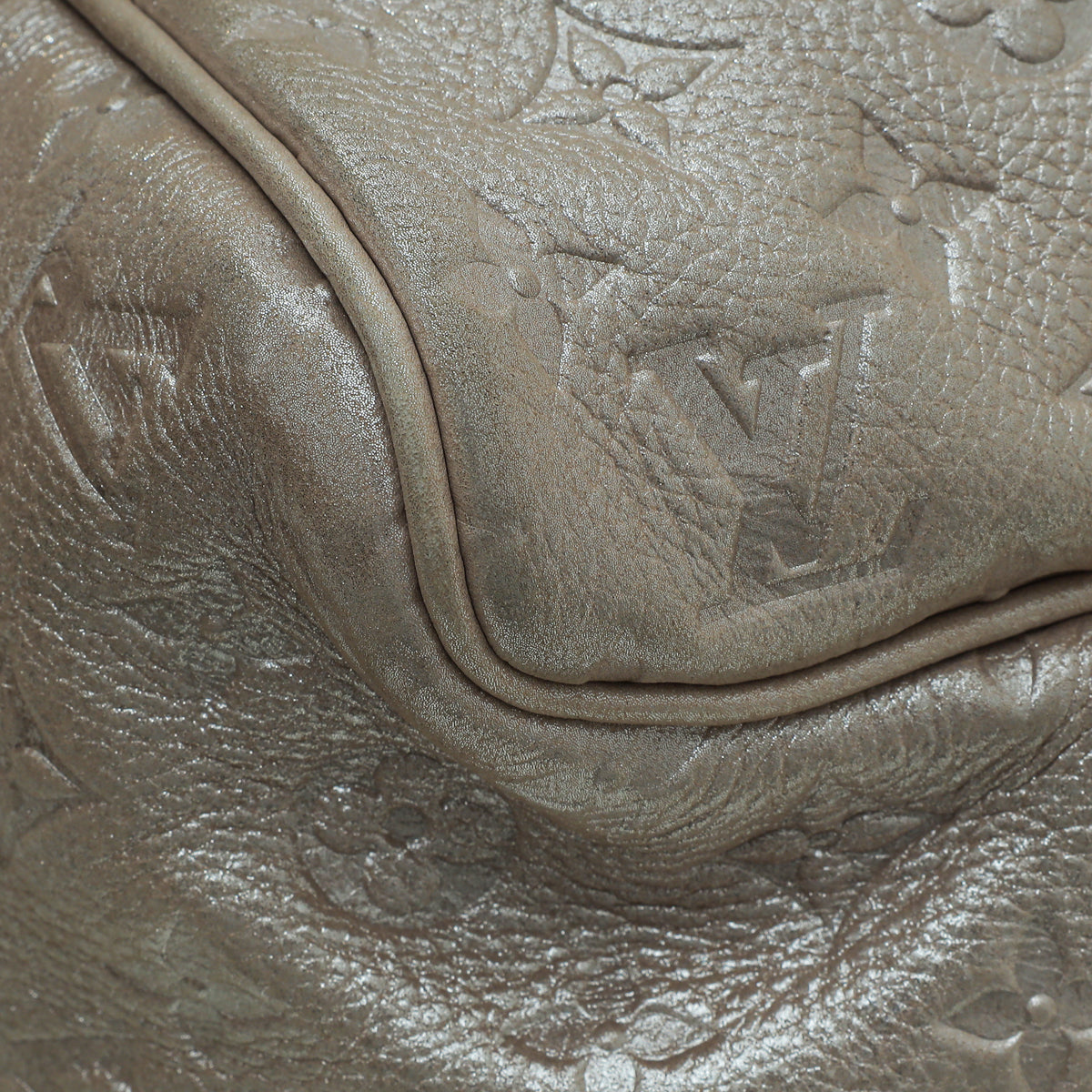 Louis Vuitton Shimmer Peach Monogram Comete Bag