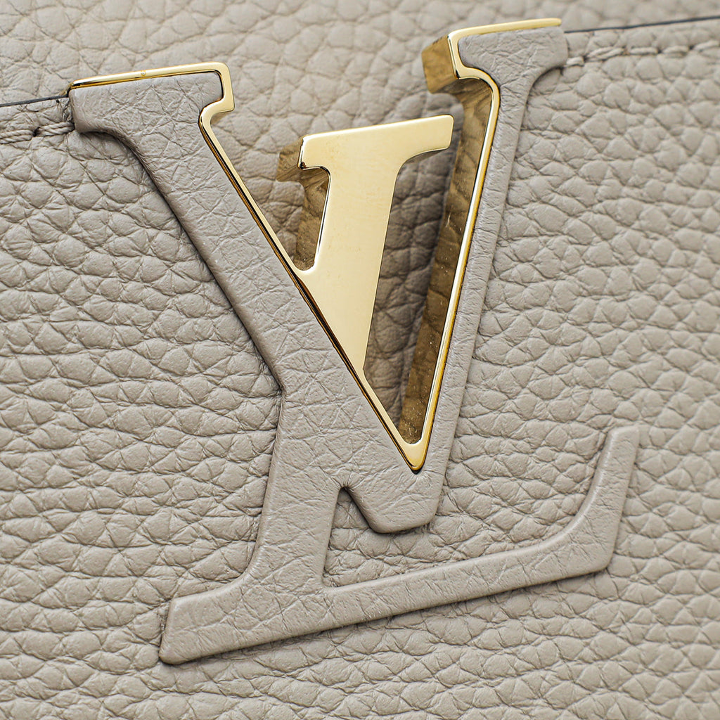 Louis Vuitton Galet Capucine MM Python Handle Bag