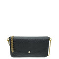 Louis Vuitton Black Monogram Empreinte Pochette Felicie