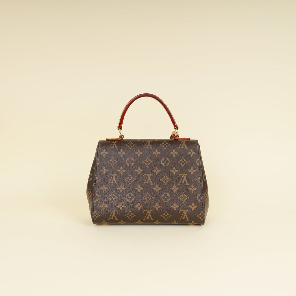 Louis Vuitton Monogram Cluny BB Bag W/ZK Initial