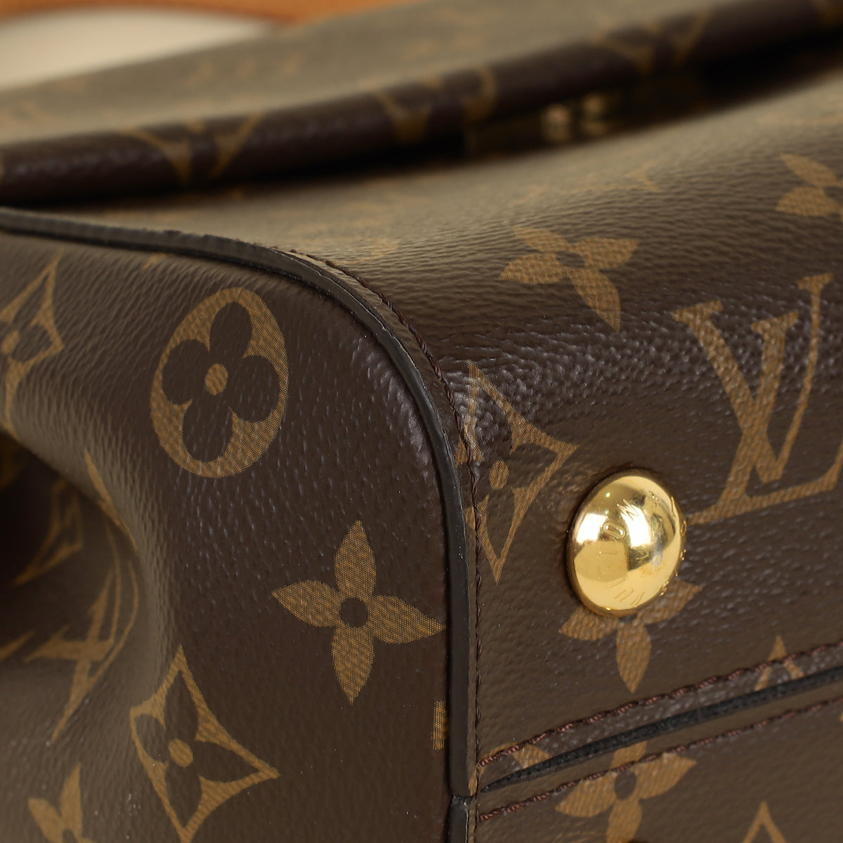 Louis Vuitton Monogram Cluny BB Bag W/ZK Initial
