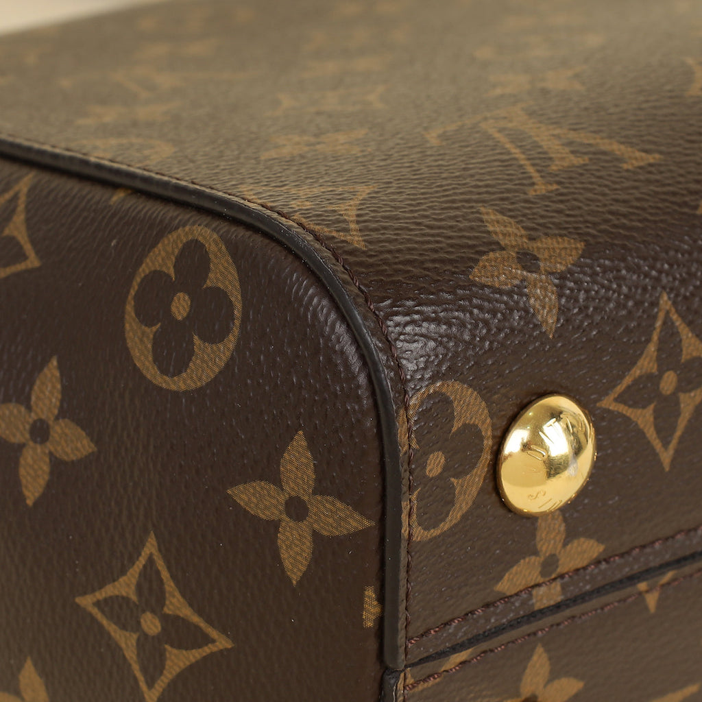 Louis Vuitton Monogram Cluny BB Bag W/ZK Initial