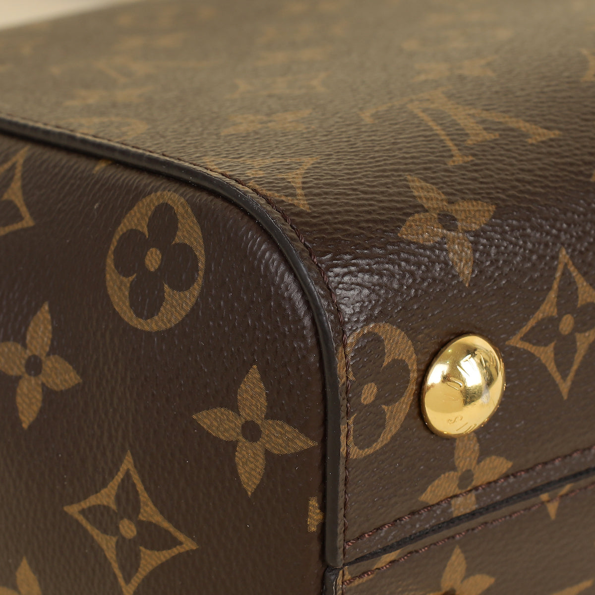 Louis Vuitton Monogram Cluny BB Bag W/ZK Initial