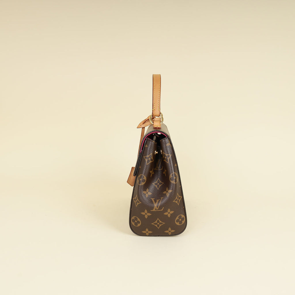 Louis Vuitton Monogram Cluny BB Bag W/ZK Initial