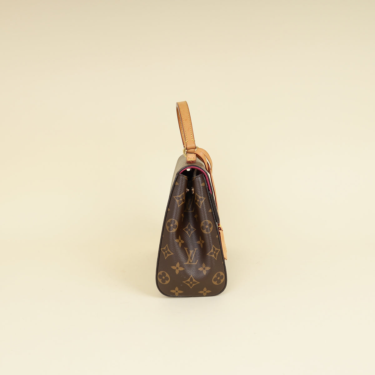 Louis Vuitton Monogram Cluny BB Bag W/ZK Initial