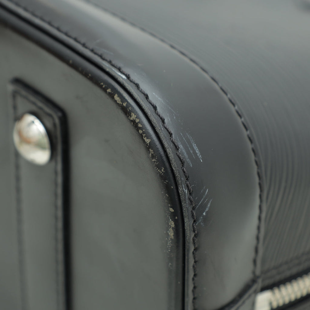 Louis Vuitton Black Alma PM Bag