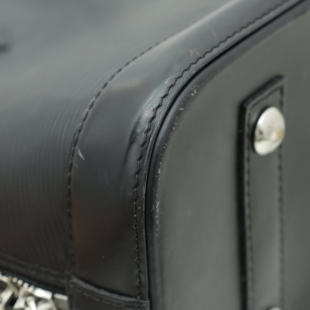 Louis Vuitton Black Alma PM Bag