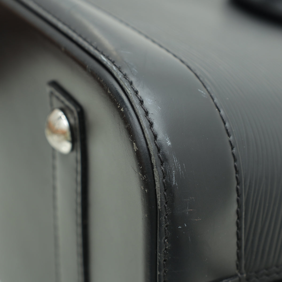 Louis Vuitton Black Alma PM Bag