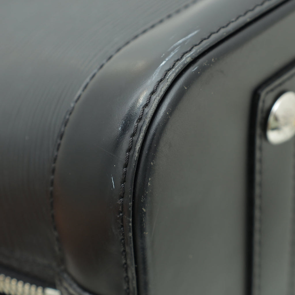Louis Vuitton Black Alma PM Bag