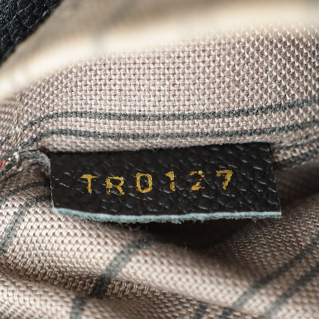 Louis Vuitton Black Monogram Empreinte Montaigne BB Bag