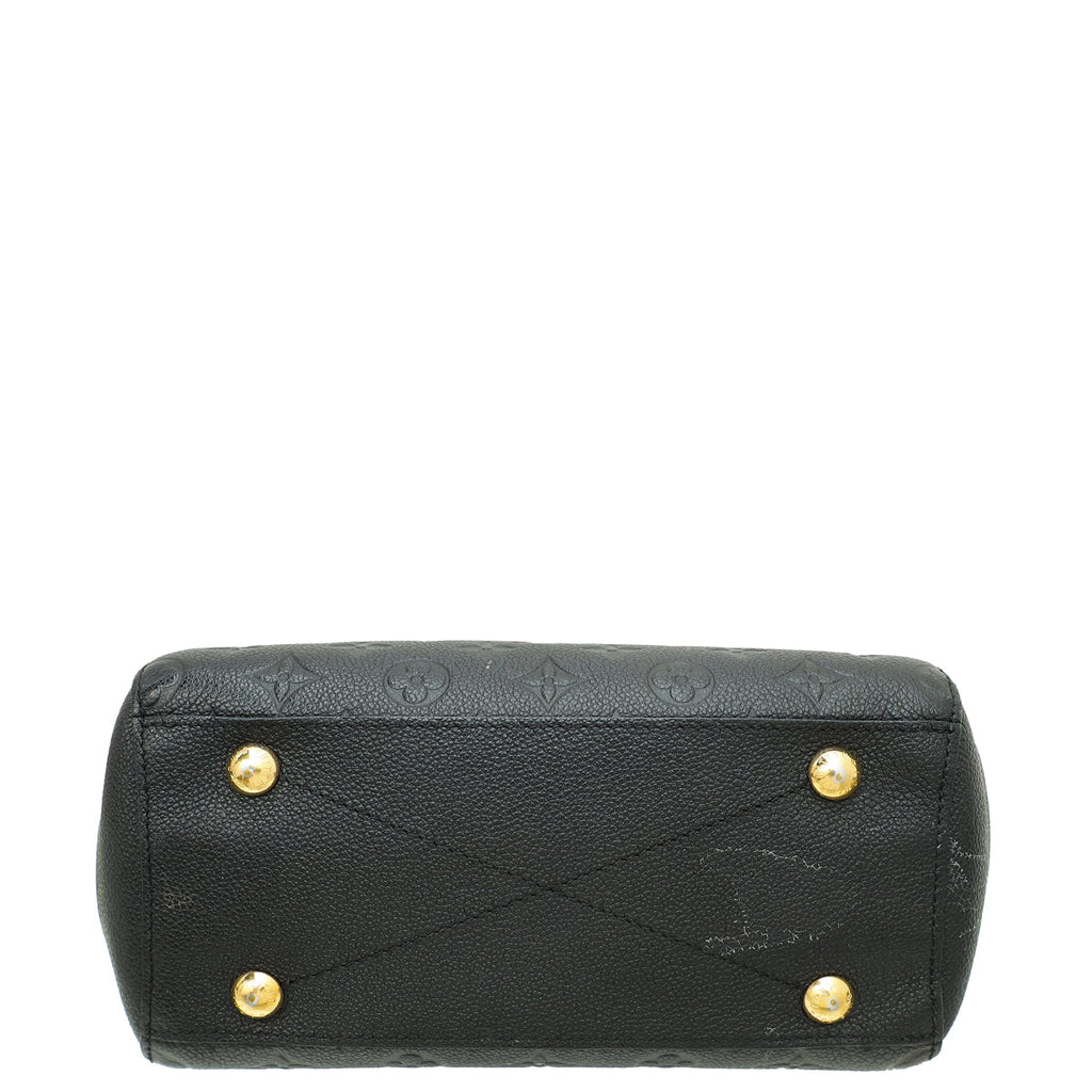 Louis Vuitton Black Monogram Empreinte Montaigne BB Bag