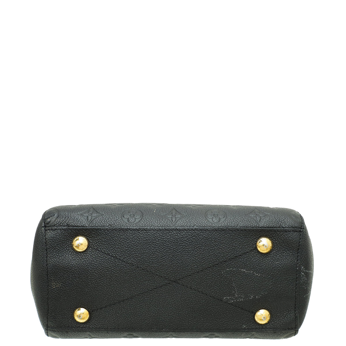 Louis Vuitton Black Monogram Empreinte Montaigne BB Bag