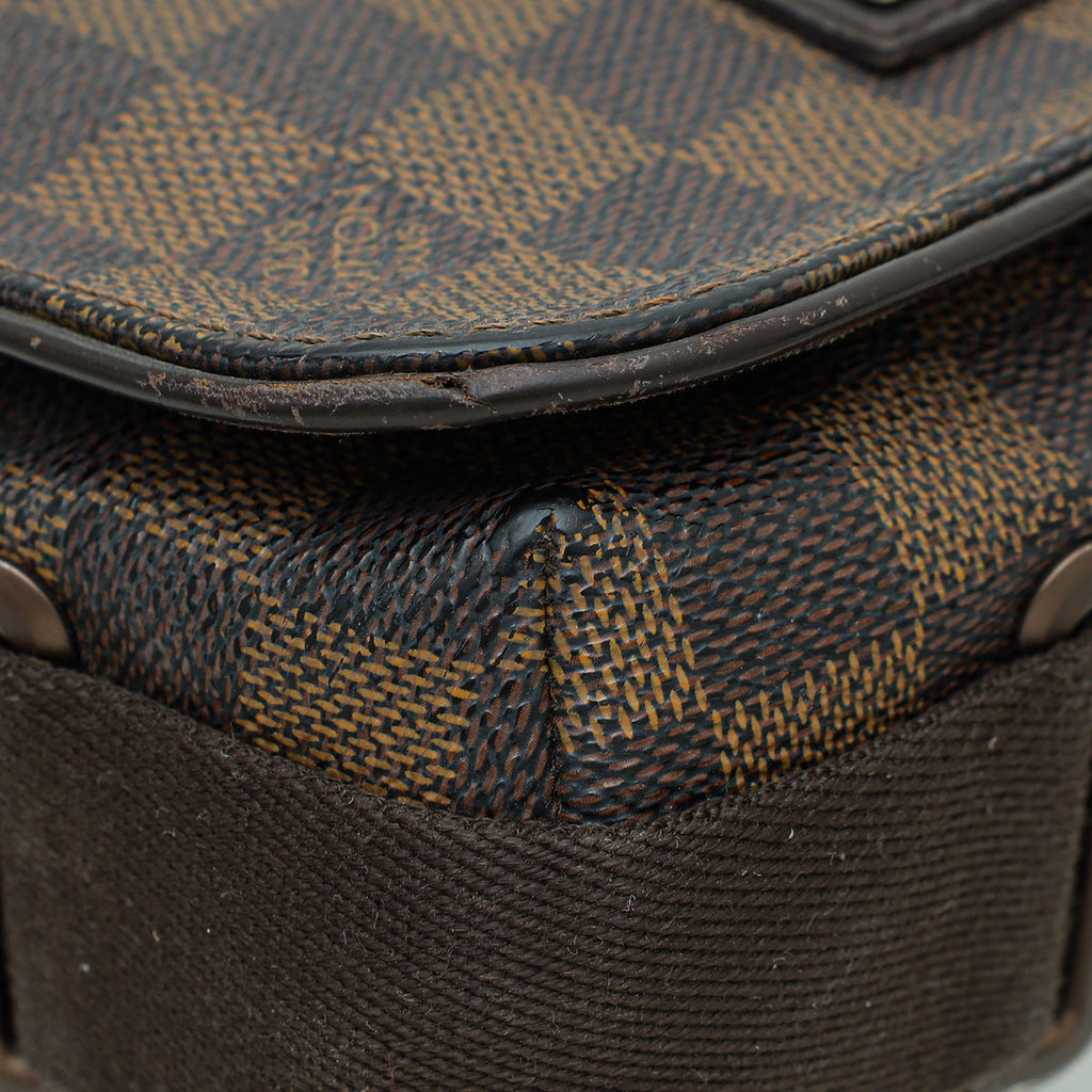 Louis Vuitton Damier Ebene Brooklyn PM Messenger Bag