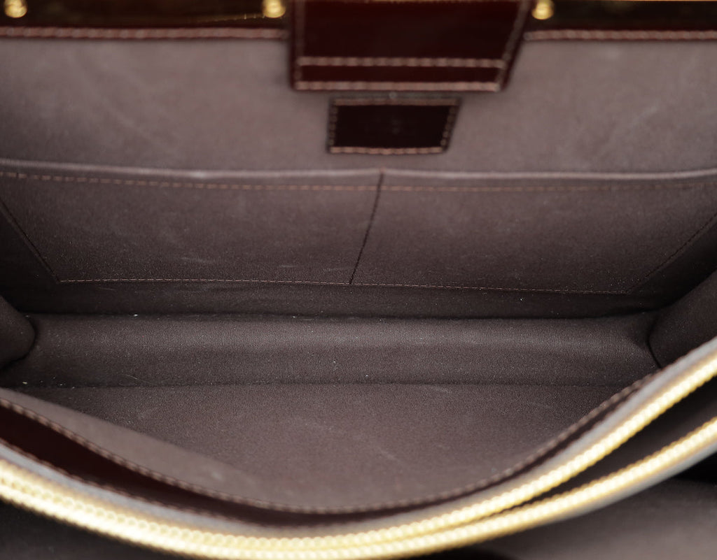Louis Vuitton Amarante Monogram Vernis Deesse GM Bag