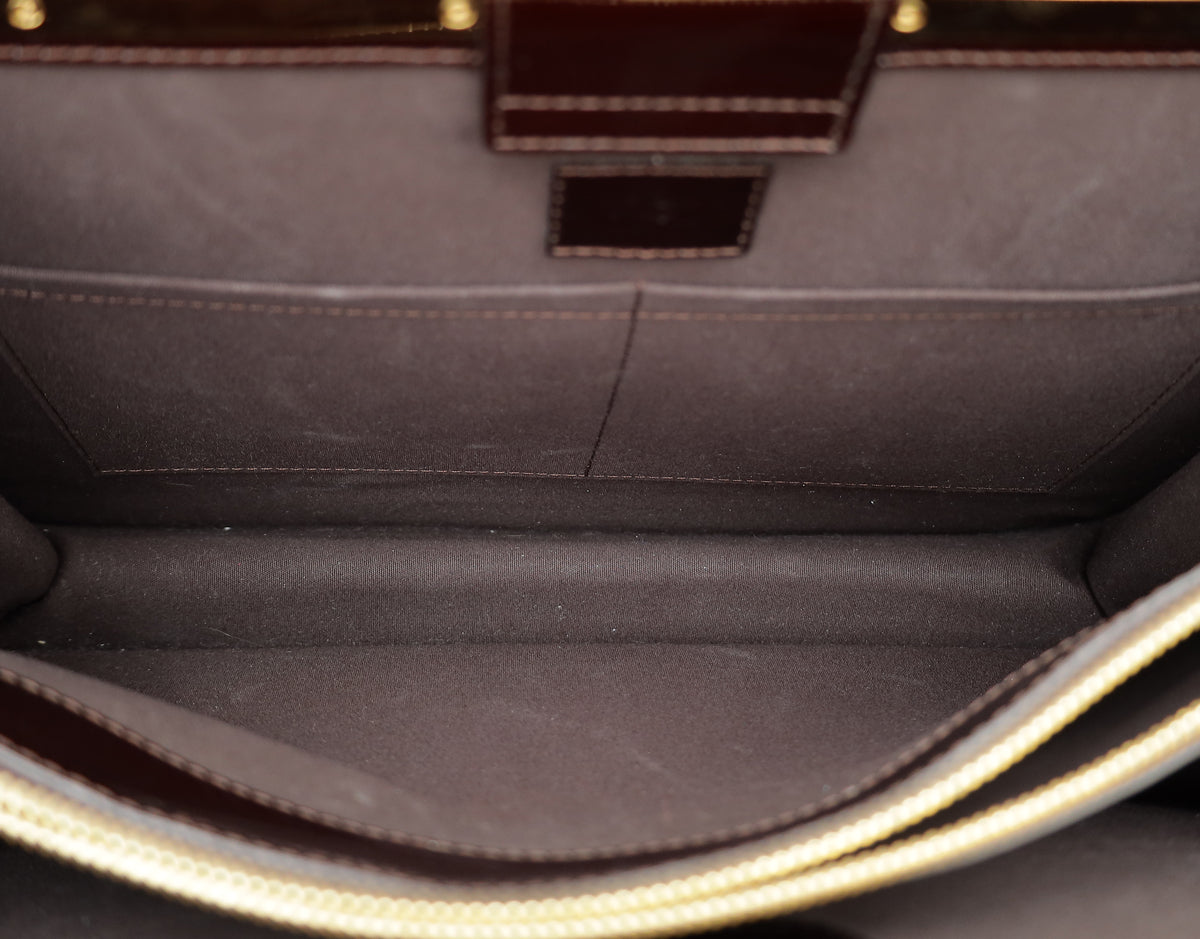 Louis Vuitton Amarante Monogram Vernis Deesse GM Bag