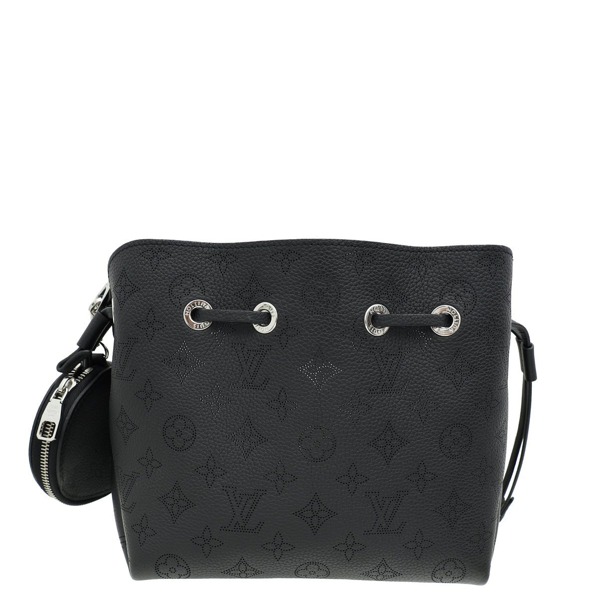 Louis Vuitton Black Monogram Mahina Bella Bucket Bag