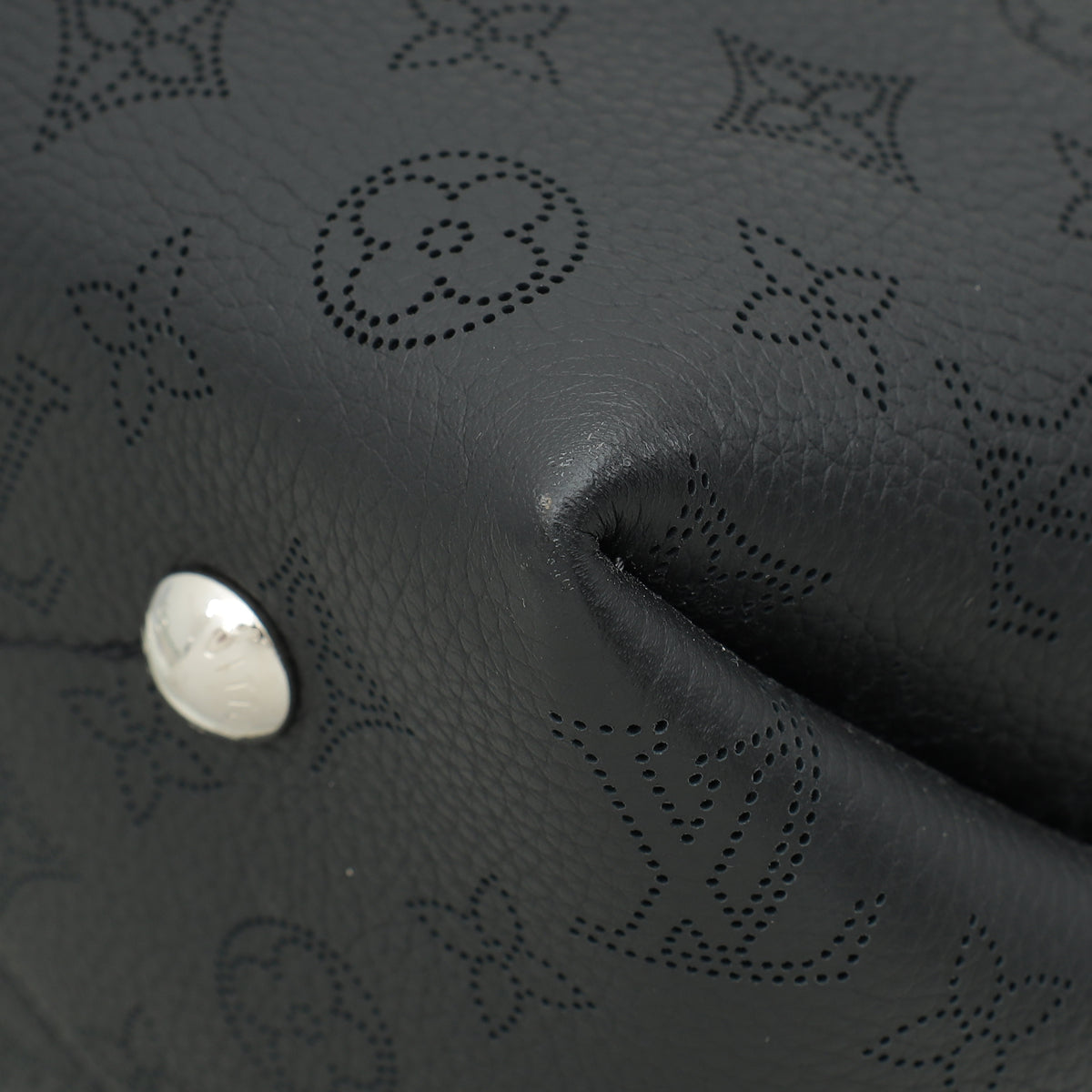 Louis Vuitton Black Monogram Mahina Bella Bucket Bag