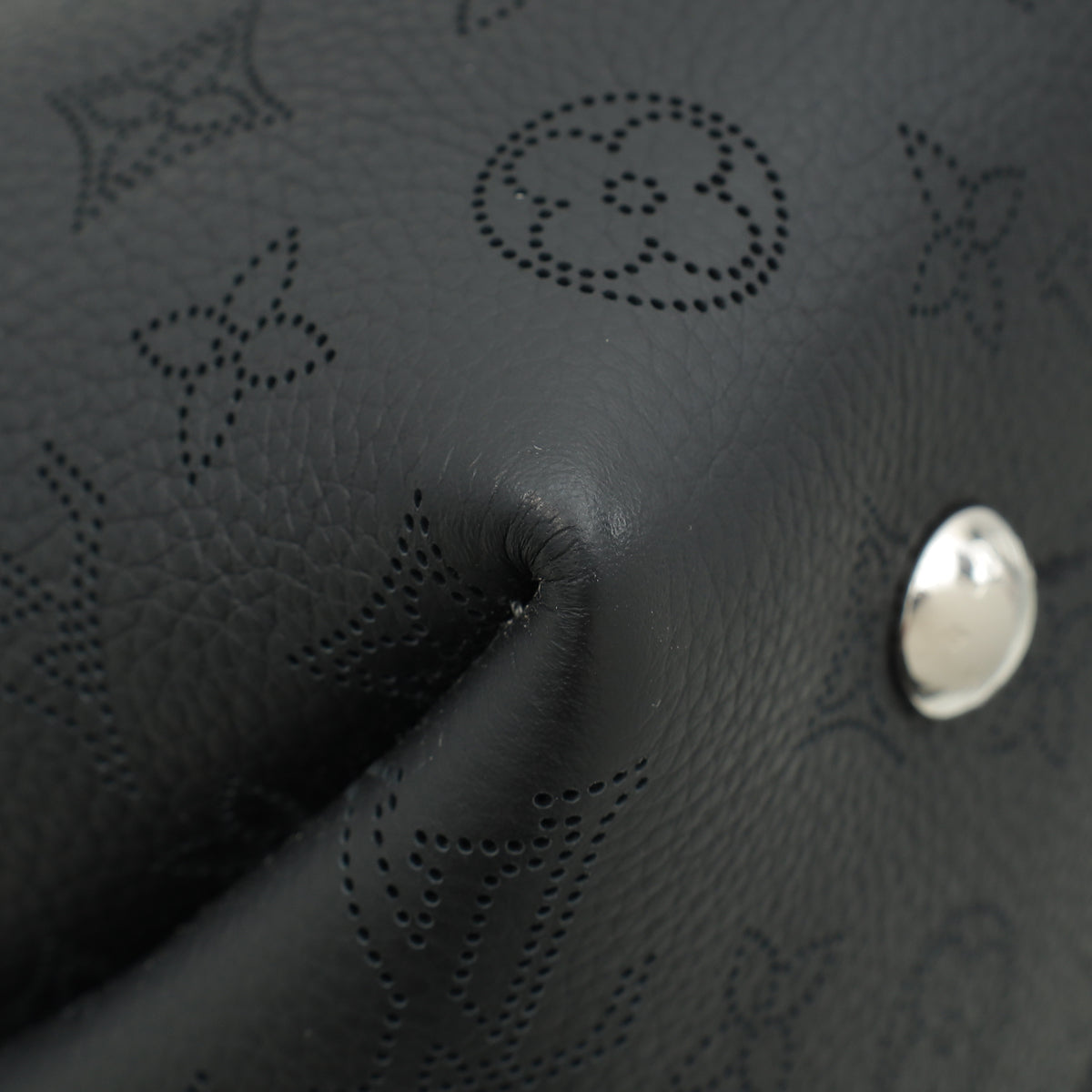 Louis Vuitton Black Monogram Mahina Bella Bucket Bag