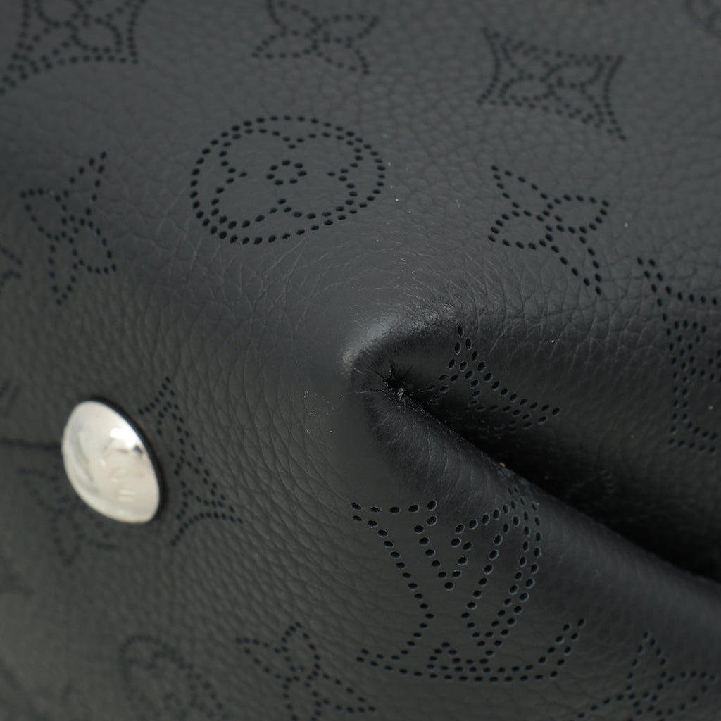 Louis Vuitton Black Monogram Mahina Bella Bucket Bag