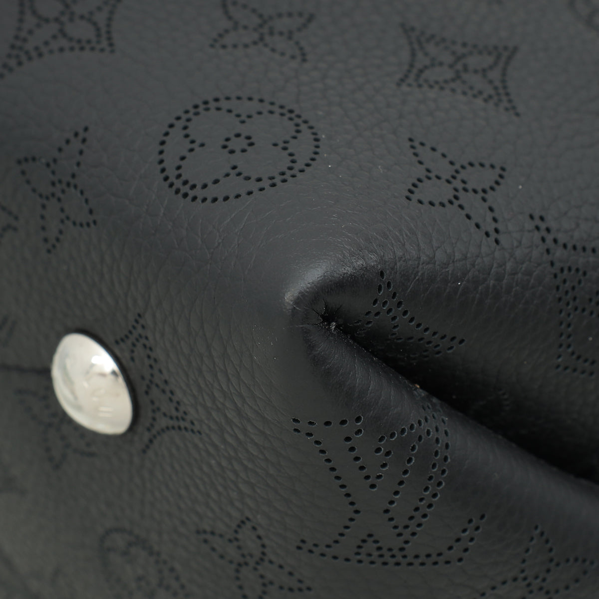 Louis Vuitton Black Monogram Mahina Bella Bucket Bag
