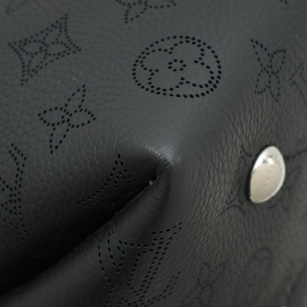 Louis Vuitton Black Monogram Mahina Bella Bucket Bag