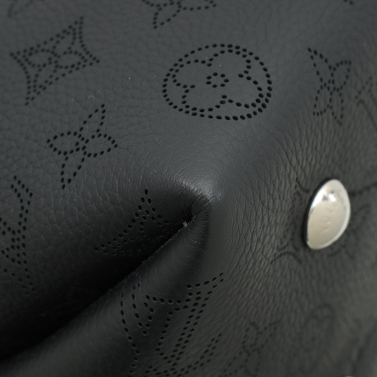 Louis Vuitton Black Monogram Mahina Bella Bucket Bag