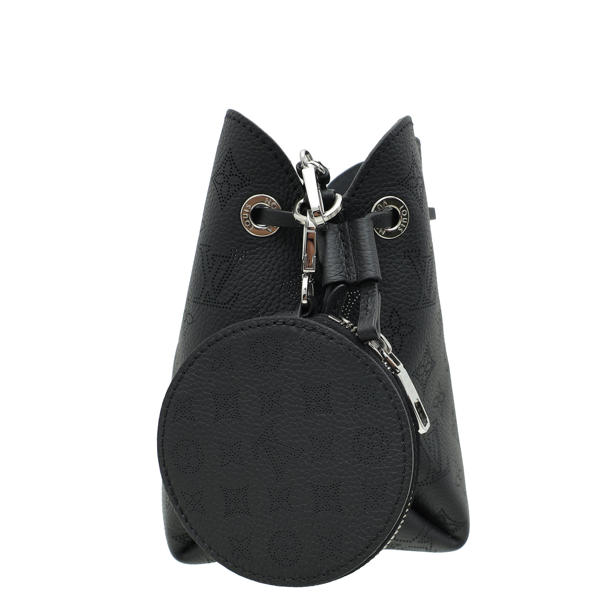Louis Vuitton Black Monogram Mahina Bella Bucket Bag