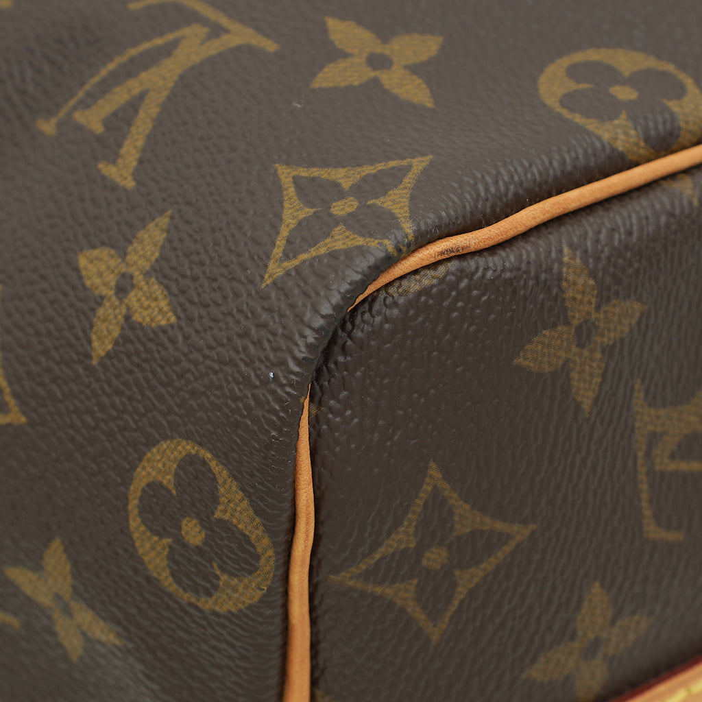 Louis Vuitton Brown Monogram Speedy Bandouliere 25 Bag