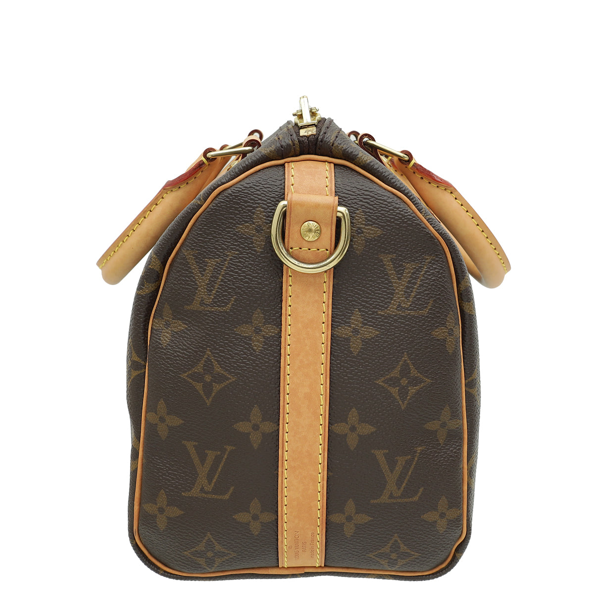 Louis Vuitton Brown Monogram Speedy Bandouliere 25 Bag