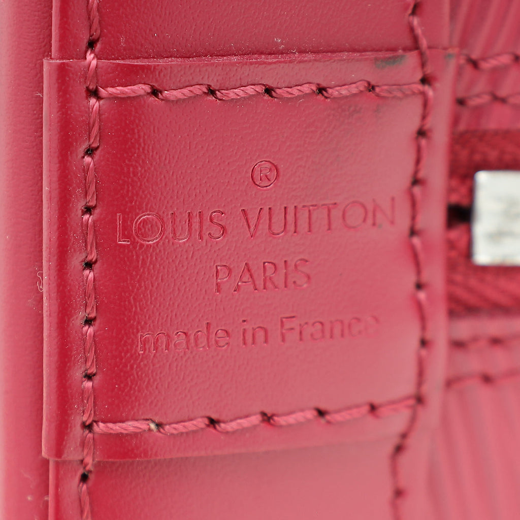 Louis Vuitton Framboise Alma PM Bag W/ Extra Strap
